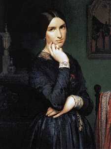 ritratto di dama Flandrin