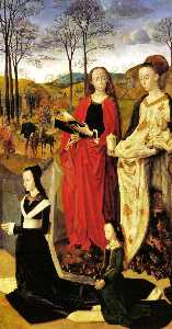Sts margaret und mary Magdalena mit maria portinari