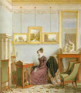 Woman at her Writing Desk
