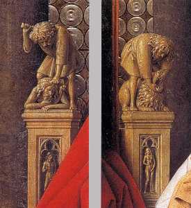 The Madonna with Canon van der Paele (details) (12)