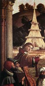 Disputation of St Stephen (detail)