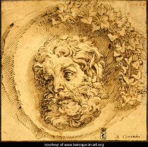 Head of a Faun in a Concave (roundel)