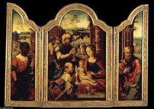Triptych: Adoration of the Magi