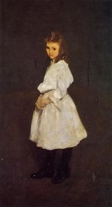 Little Girl in White (also known as Queenie Barnett)