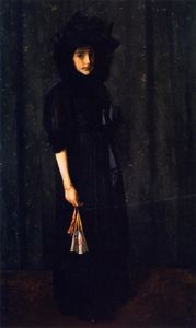 Little Miss C. (also known as Young Girl in Black,Portrait of Young Miss C.)