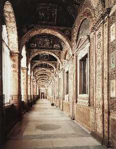 Loggia du pape Lion X ( deuxième étage ) ( palazzi pontifici , Vatican )