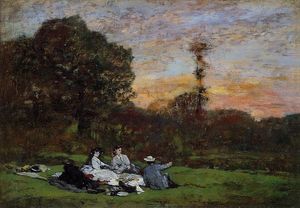 Déjeuner sur l herbe, de la famille d Eugène Manet