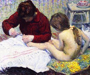 Madame Lebasque with daughter