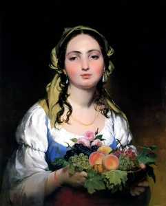 The maiden with flowers