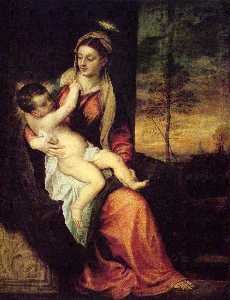  玛丽  与  基督  孩子
