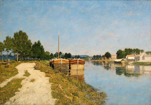 Morning on the Loing at Moret