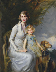 Mrs Paul Bridgeman e sua figlia, Jeannine Bridgeman