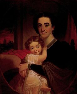 Mrs. Robert Levi Todd (Sallie Woodson Hall) e hija Matilda Téte
