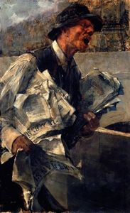 Newspaperman in Paris (also known as The newspaper)