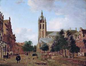 The Oude Kerk on the Oude Delft