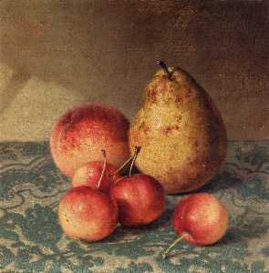 Pear, Peach and Cherries