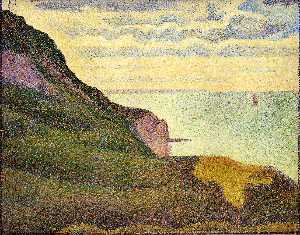 ポート·アン·Bessinの ザー  セマフォ  と  崖