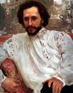 portrait der autor leonid andreev .