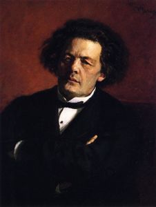 肖像作曲家安东·鲁宾斯坦的。