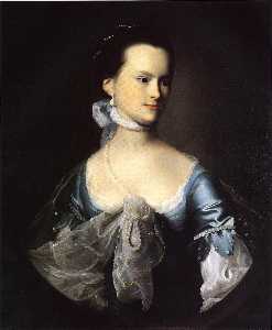 Portrait of Elizabeth Deering Wentworth Gould Rogers (also known as Mrs. Nathaniel Rogers)