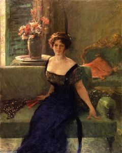 Portrait of a Lady in Black (also known as Annie Traquair Lang)