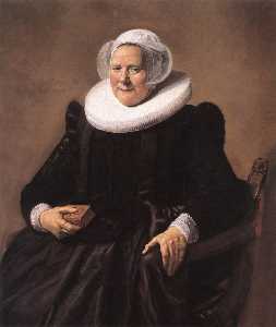 retrato de uma mulher sentada