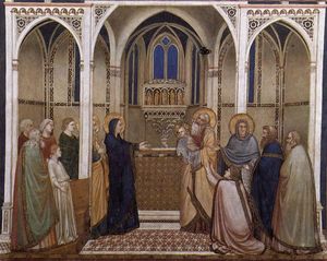 Presentation of Christ in the Temple (North transept, Lower Church, San Francesco, Assisi)