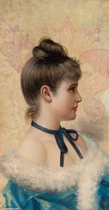 Profile Portrait of a Young Beauty