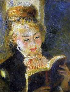el lector ( también conocida como mujer joven leyendo un Libro )