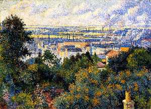 Región de París , Vista de Montmartre