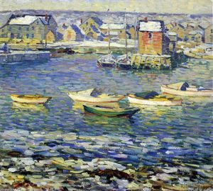 Rockport, Boats in a Harbor