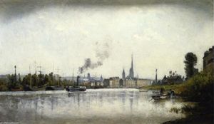 Die Seine bei Rouen