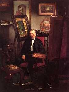 Self Portrait of the Artist in His Studio
