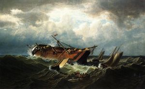 （また、嵐の後のナンタケットオフ難破、として​​知られている）ナンタケット島をオフに難破船