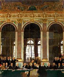 The Signing of Peace in the Hall of Mirrors, Versailles