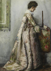 The silk gown (also known as Portrait of Maria Tuke Sainsbury)