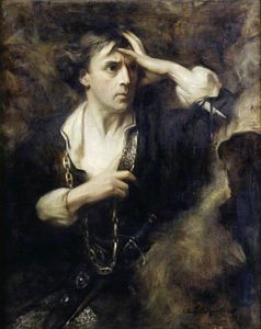 Sir John Martin-Harvey comme «Hamlet»