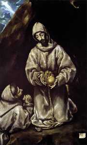 святой франциск Причем  брат  Лео  Размышляя  в  на смерть