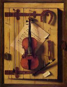 Still Life: Violin and Music (also known as Music Literature)