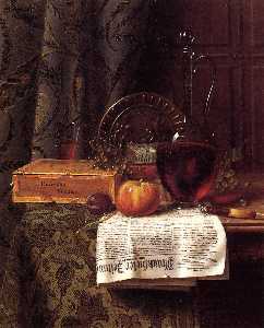 Still Life with Decanter and Frankfurter Zeitung