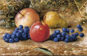 Still Life with Grapes, Apples and Pear