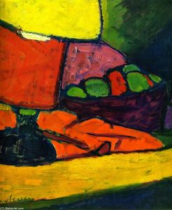 Still Life with Lamp (large detail)