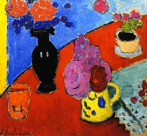 Still Life with Vase and Jug