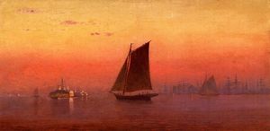 Sunset, New York Harbor