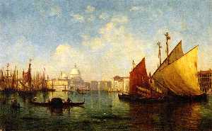 Venecia ( también conocida como escena de la mañana en el Guidecca , Boca de los gran canal )