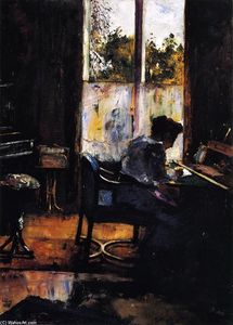Woman at a Desk (also known as At the Desk)