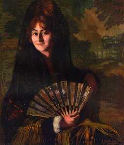 Woman with Fan