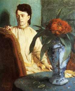 Женщина с ваза с цветами ( известно также, в качестве эстель Муссон Де Газ )