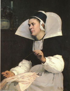Young mother (also known as Girl from Brittany)