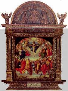 a adoração da santíssima trindade ( landauer altar )